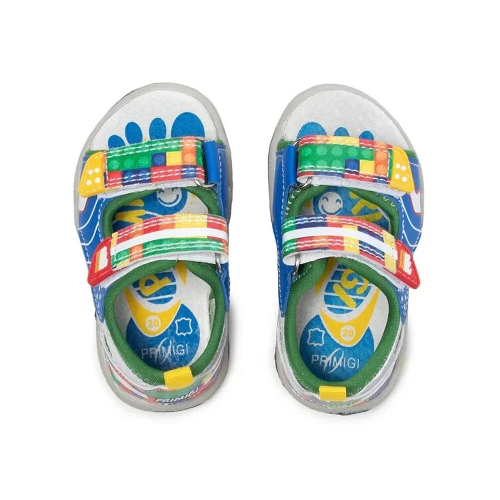Primigi 74505 Sandals Kids EU 20 Multi Colorblock Vamp Straps Comfort KHD553